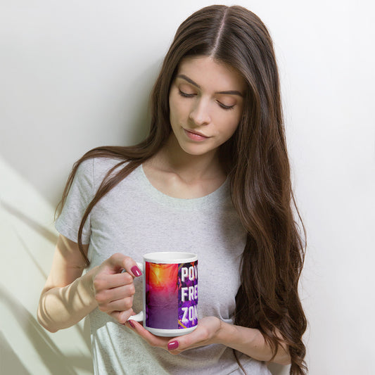 Poverty Free Zone glossy mug